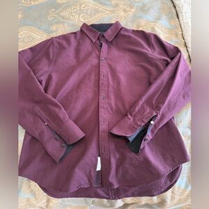 rag & bone Rich Burgundy Button Down Shirt